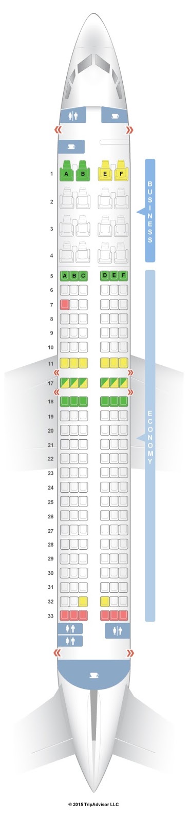 Seating Chart For American Airlines Boeing 737 800