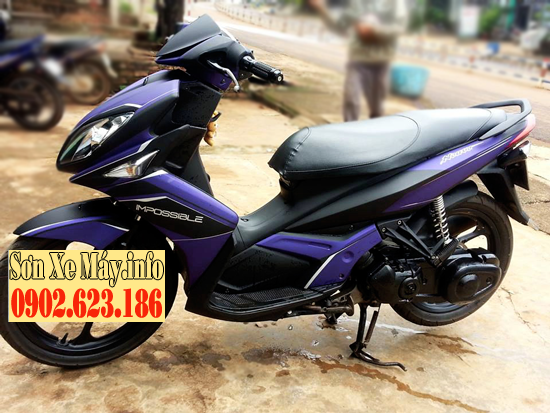 Sơn phối màu Nouvo LX xanh đen Sport