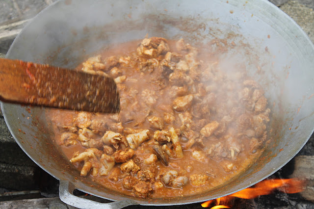 Masak Teresek Jantung Pisang Kelantan