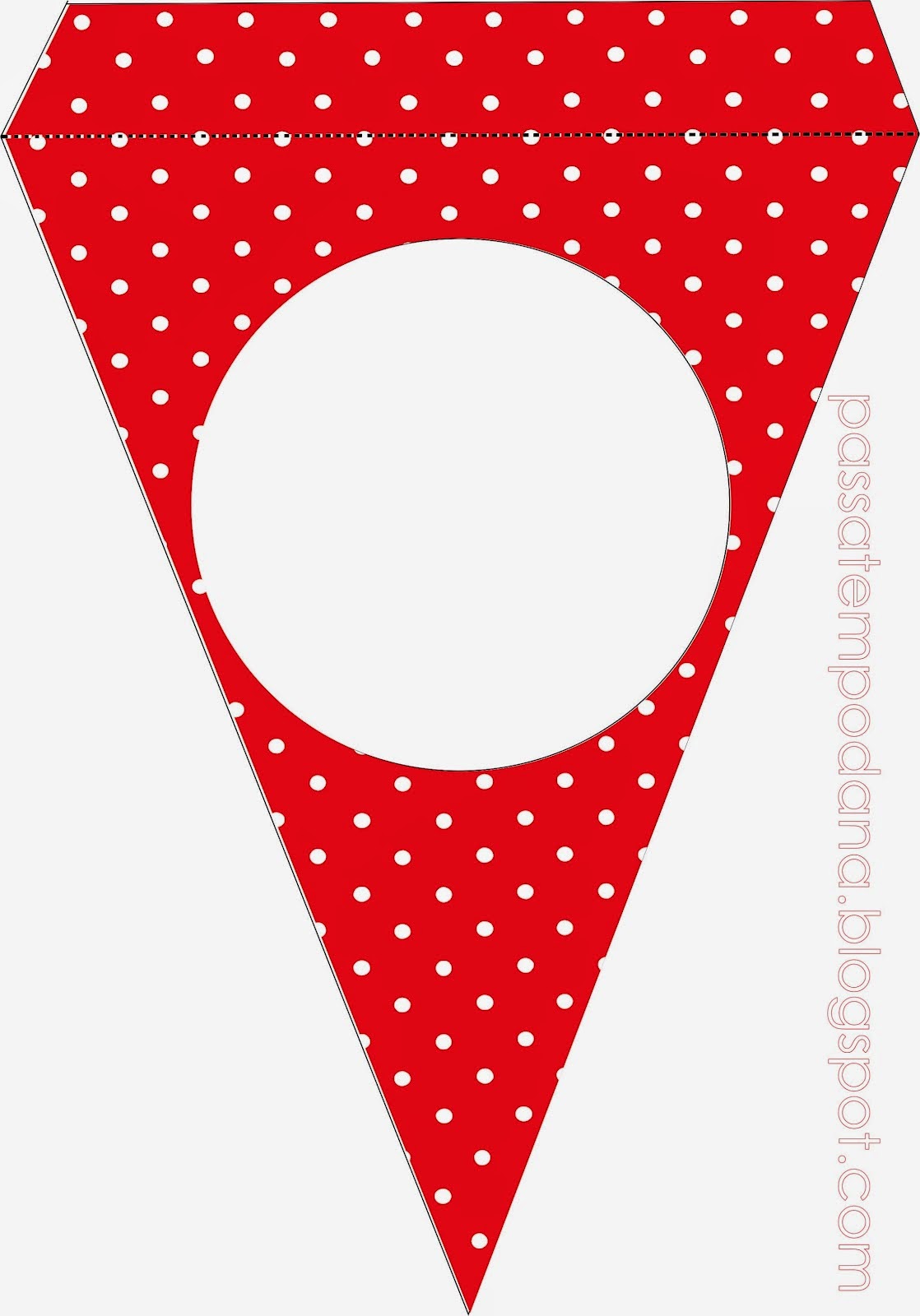 Minnie in Red Free Printable Bunting.