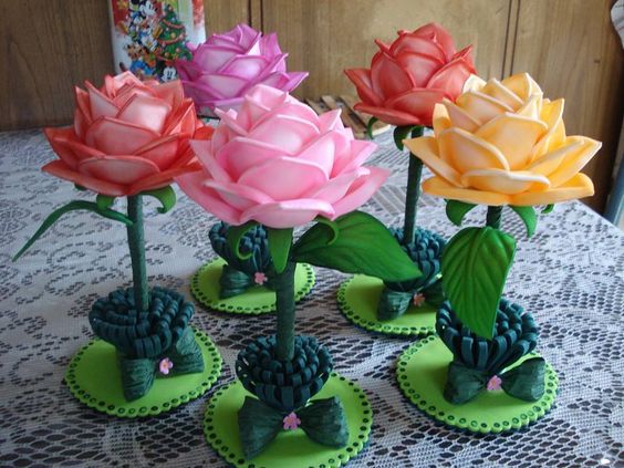 muñecos de foami para lapiz