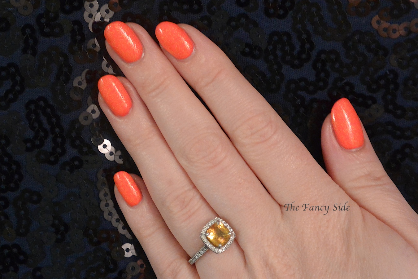 The Fancy Side: The Lacquer Ring: Orange