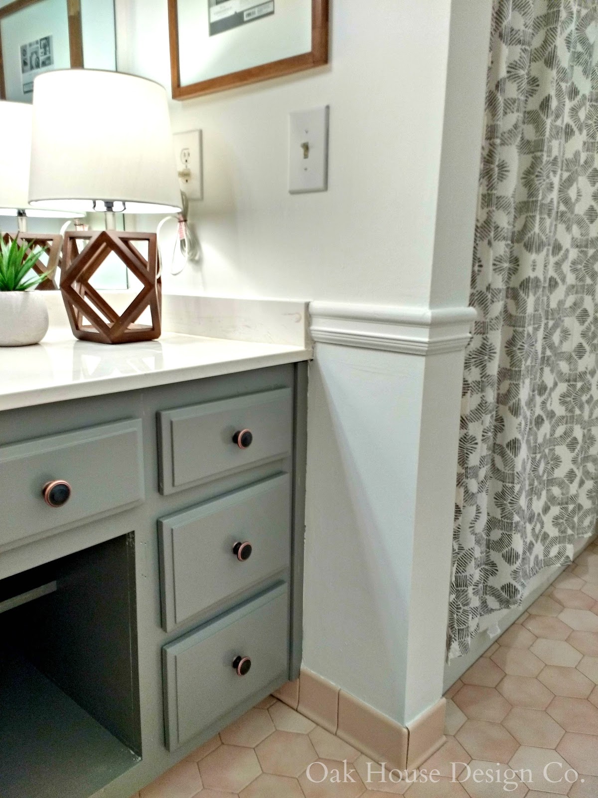 OAK HOUSE DESIGN CO. Upstairs BathA Peek at Progress