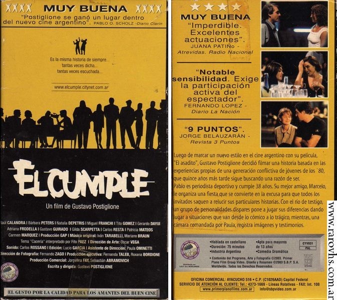 El Cumple (2002) de Gustavo Postiglione El Cumple (2002) de Gustavo Postiglione