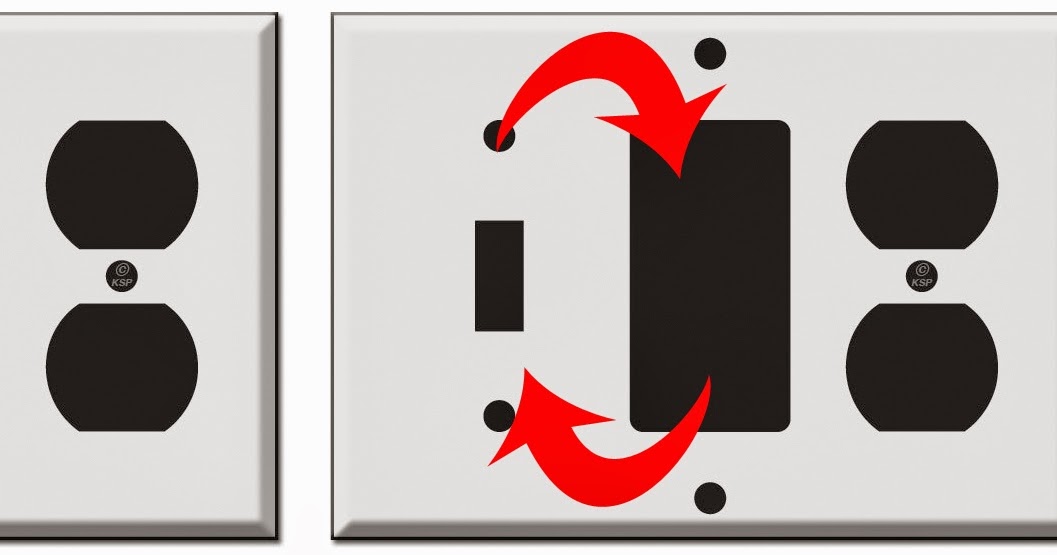 Kyle Switch Plates: Create Any Configuration Switch Plate with Inserts