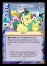 My Little Pony Tough Questions Friends Forever CCG Card