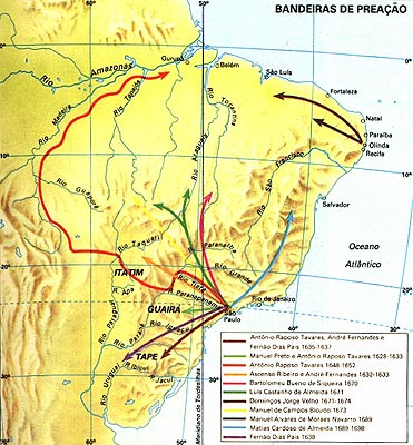 Entradas e Bandeiras do Brasil Colonial Entradas e Bandeiras do Brasil Colonial