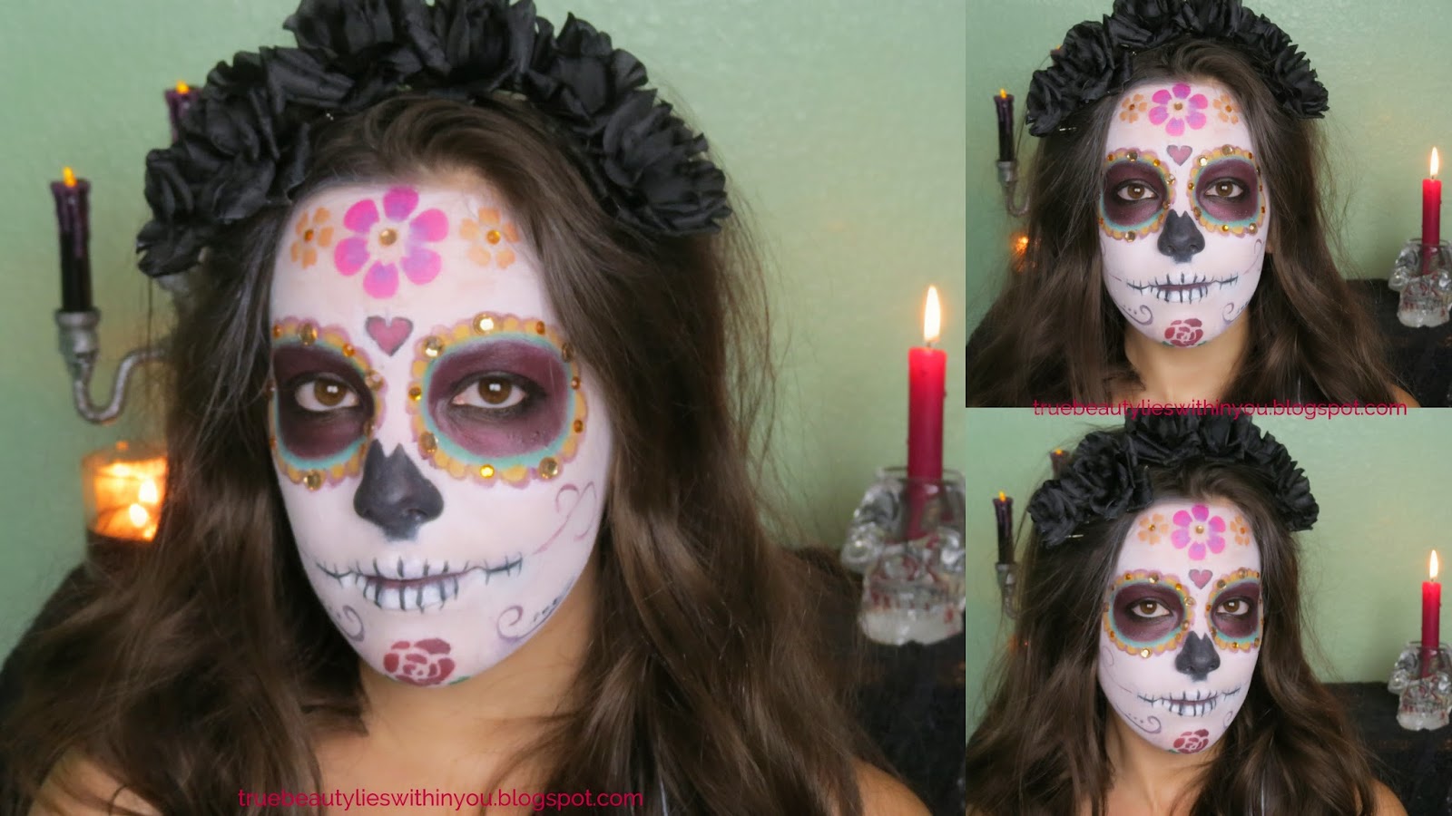 True Beauty Lies Within You ♥: Dia De Los Muertos Sugar Skull ♥ ...