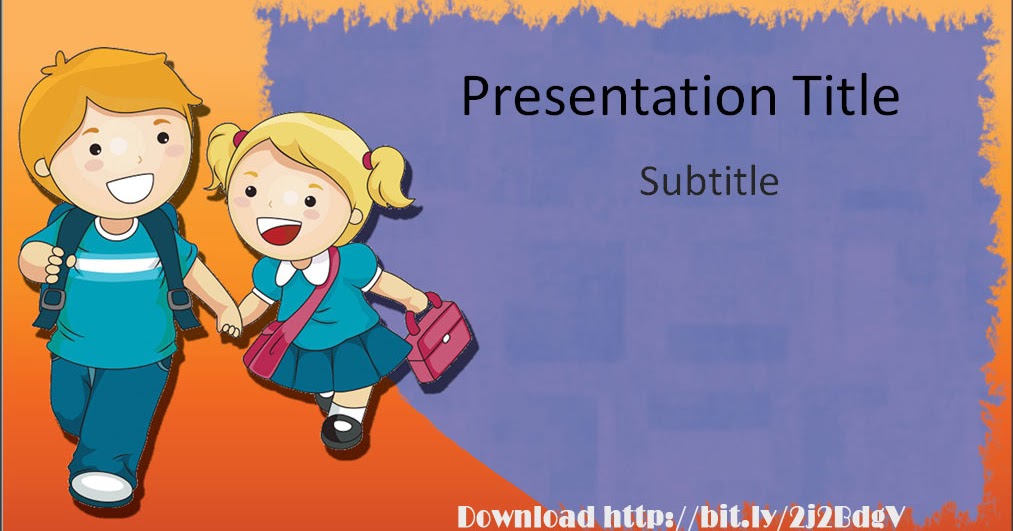 Download Elementary Education PowerPoint Template With Back To School 