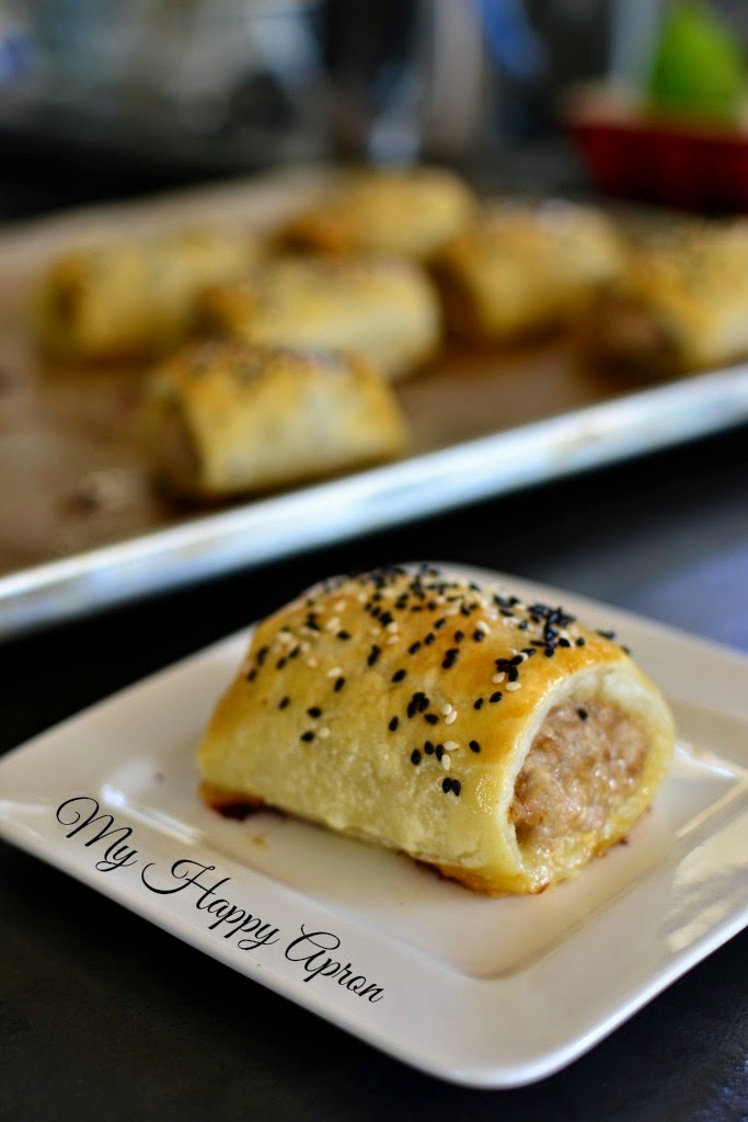 My Happy Apron Chicken Mince Sausage Roll