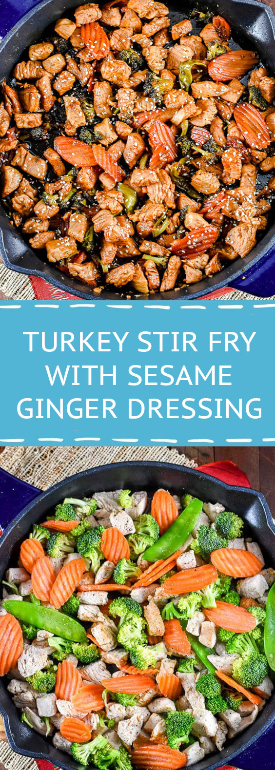Turkey Stir Fry with Sesame Ginger Dressing Turkey Stir Fry with Sesame Ginger Dressing