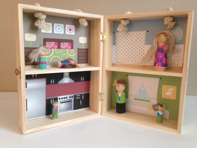 peg doll dollhouse
