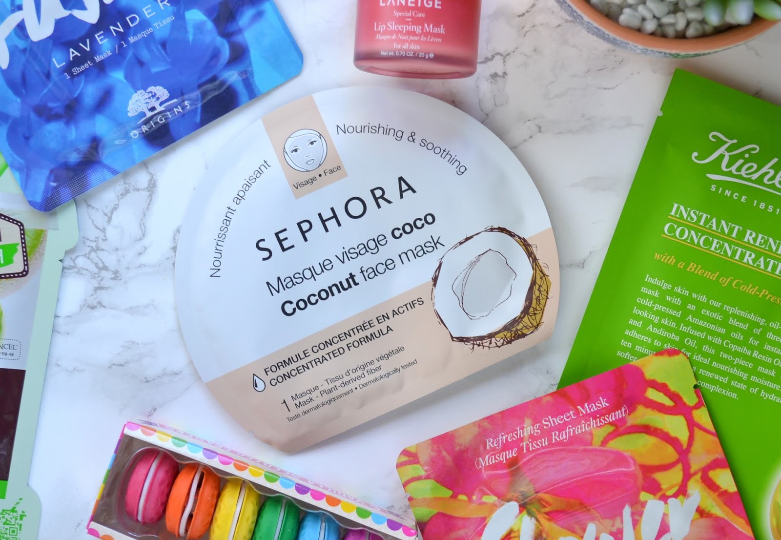 SKINCARE Sephora Collection Face Masks in Rose, Coconut and Pineapple