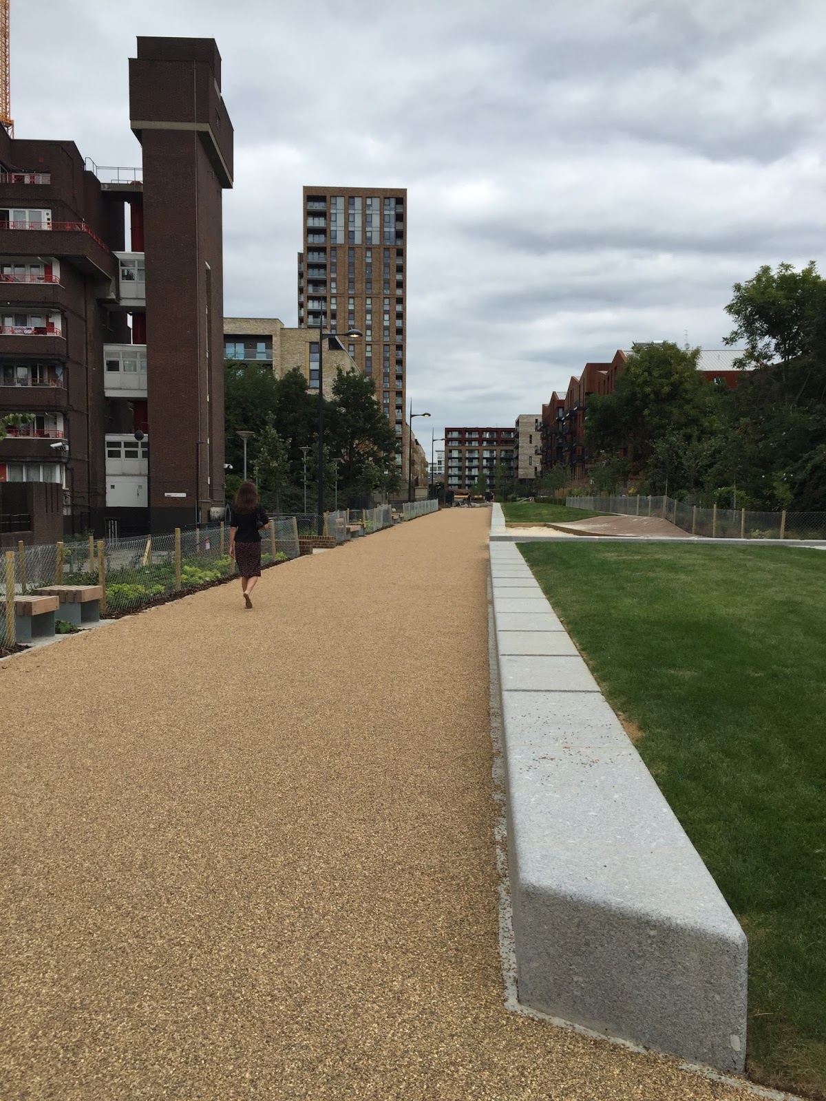The Deptford Dame Surrey Canal linear park now open