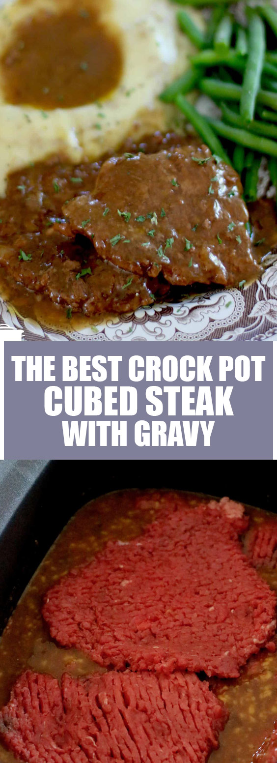 The Best Crock Pot Cubed Steak With Gravy #steak #crockpot - Idn-timesnews