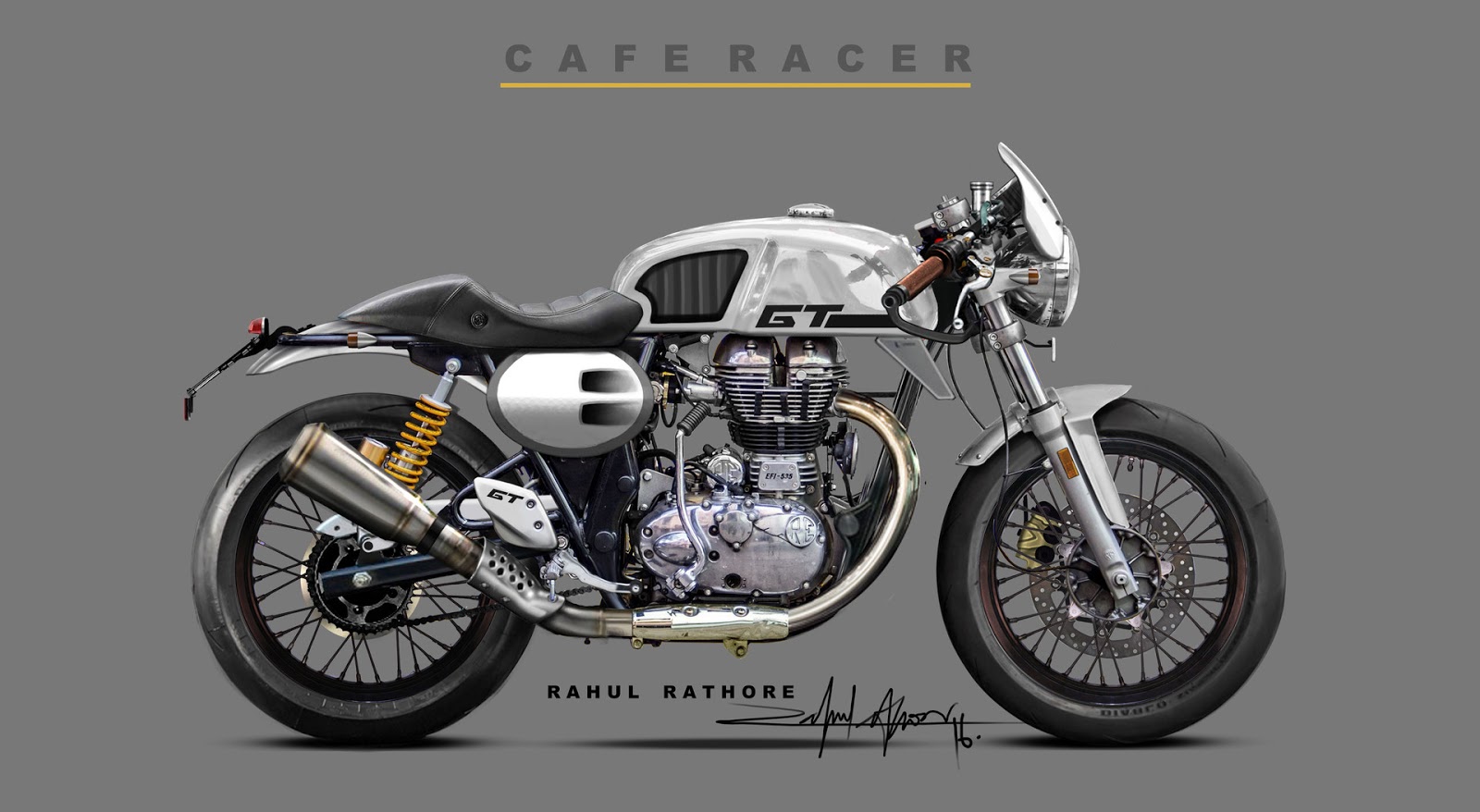 Royal Enfield Continental GT cafe racer - RocketGarage - Cafe Racer ...