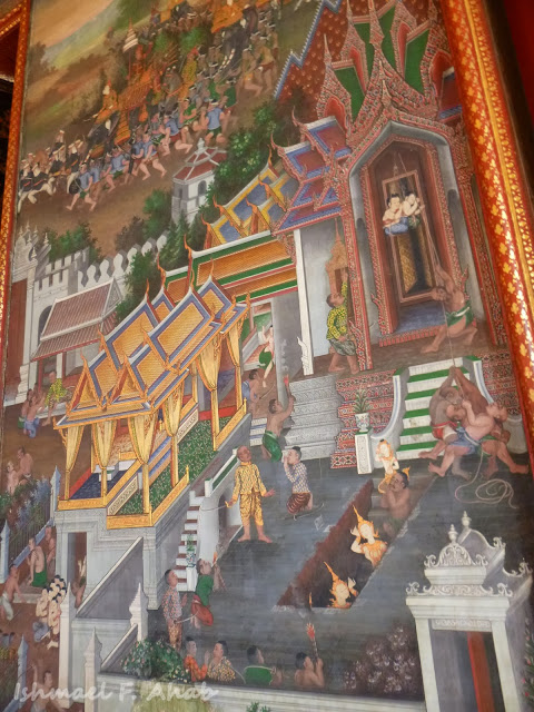 Painting in Wat Arun ubosot