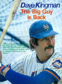 Remembering Mets History: (1982) Dave Kingman Becomes First Met to Lead the  NL In HRs