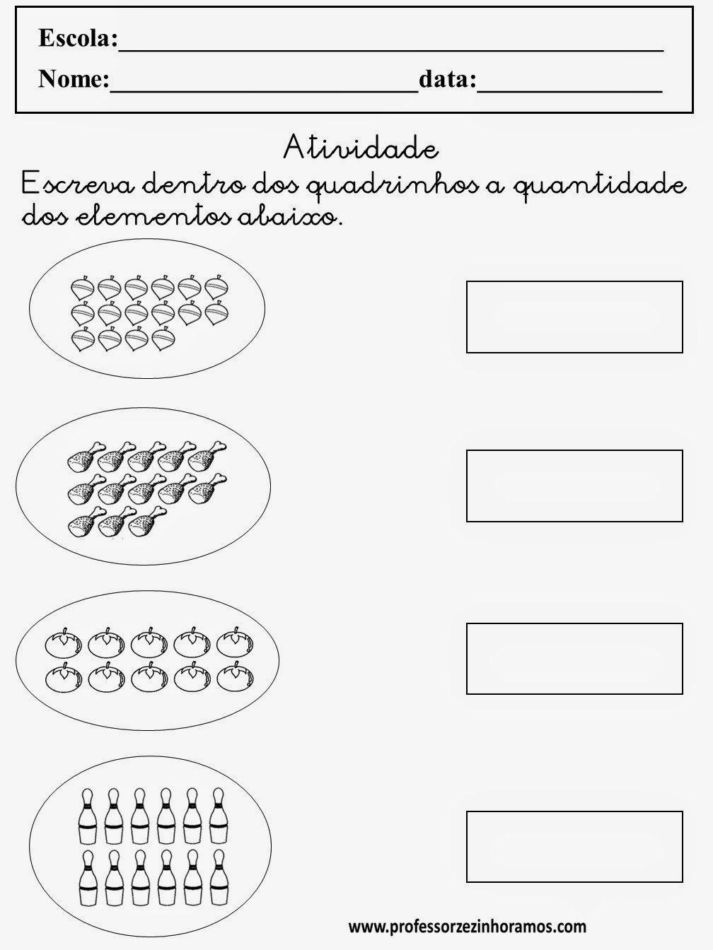 BLOG PROFESSOR ZEZINHO: Atividades de Matemática