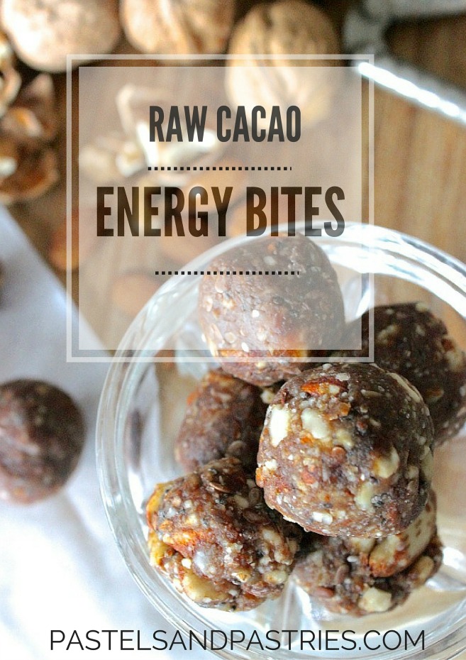 Raw Cacao Energy Date Balls- superfoods, no bake, so easy!