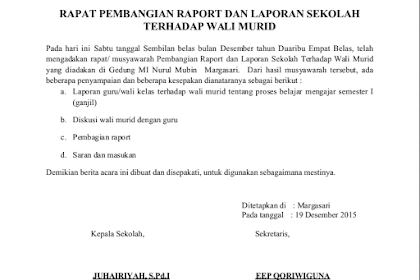 Contoh Surat Undangan Wali Murid Sd / Contoh Surat Undangan Rapat Orang