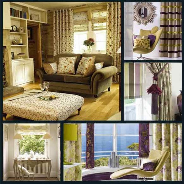 Choose fabrics for interior curtains