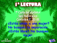 Resultado de imagen para Respecto al celibato no tengo órdenes del Señor, sino que doy mí parecer como hombre de fiar que soy