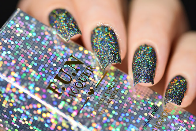 Simply Nailogical My Very Own Holo Glitter Collaboration Drown Yourself In 100 Black Holographic Glitters A Clear Base Jk Don T The Witch Or Burn Your Choice