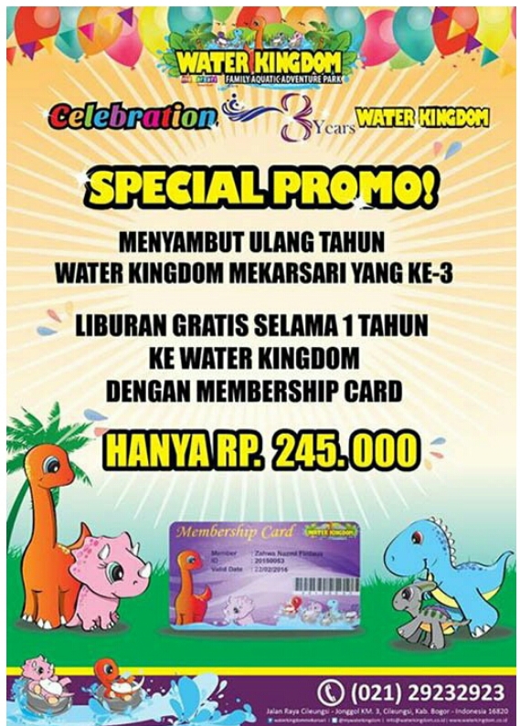 Promo Harga Tiket Water Kingdom Terbaru Desember 2015