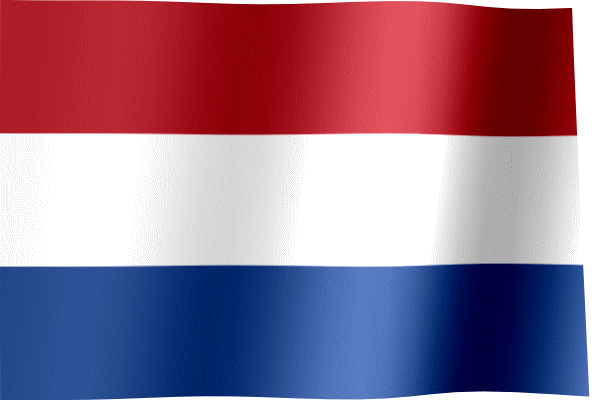 Waving Flag of the Netherlands (Animated Gif)