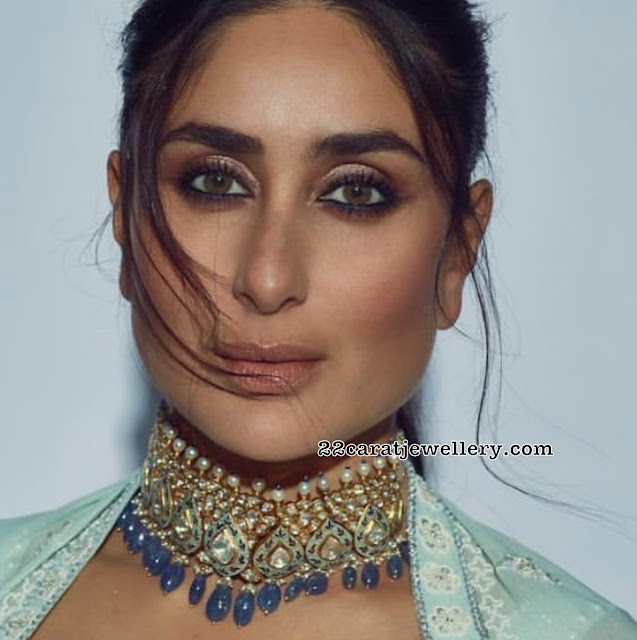 Kareena Kapoor Meena Work Choker Kareena Kapoor Meena Work Choker