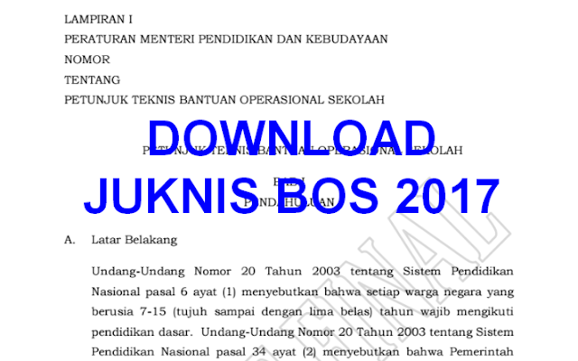 Download JUKNIS BOS 2017