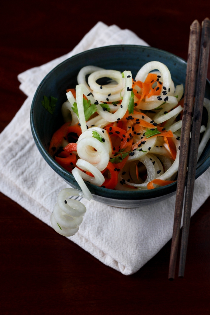 Mango & Tomato What To Make With Spiralizer Daikon Radish & Carrot