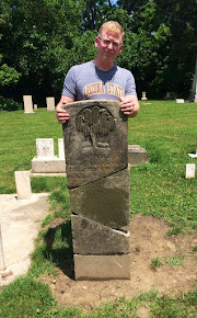 RUTH COFFEY'S GRAVESTONE AT THE OLD BURYING GROUN  -  GREENFIELD, HIGHLAND COUNTY, OHIO