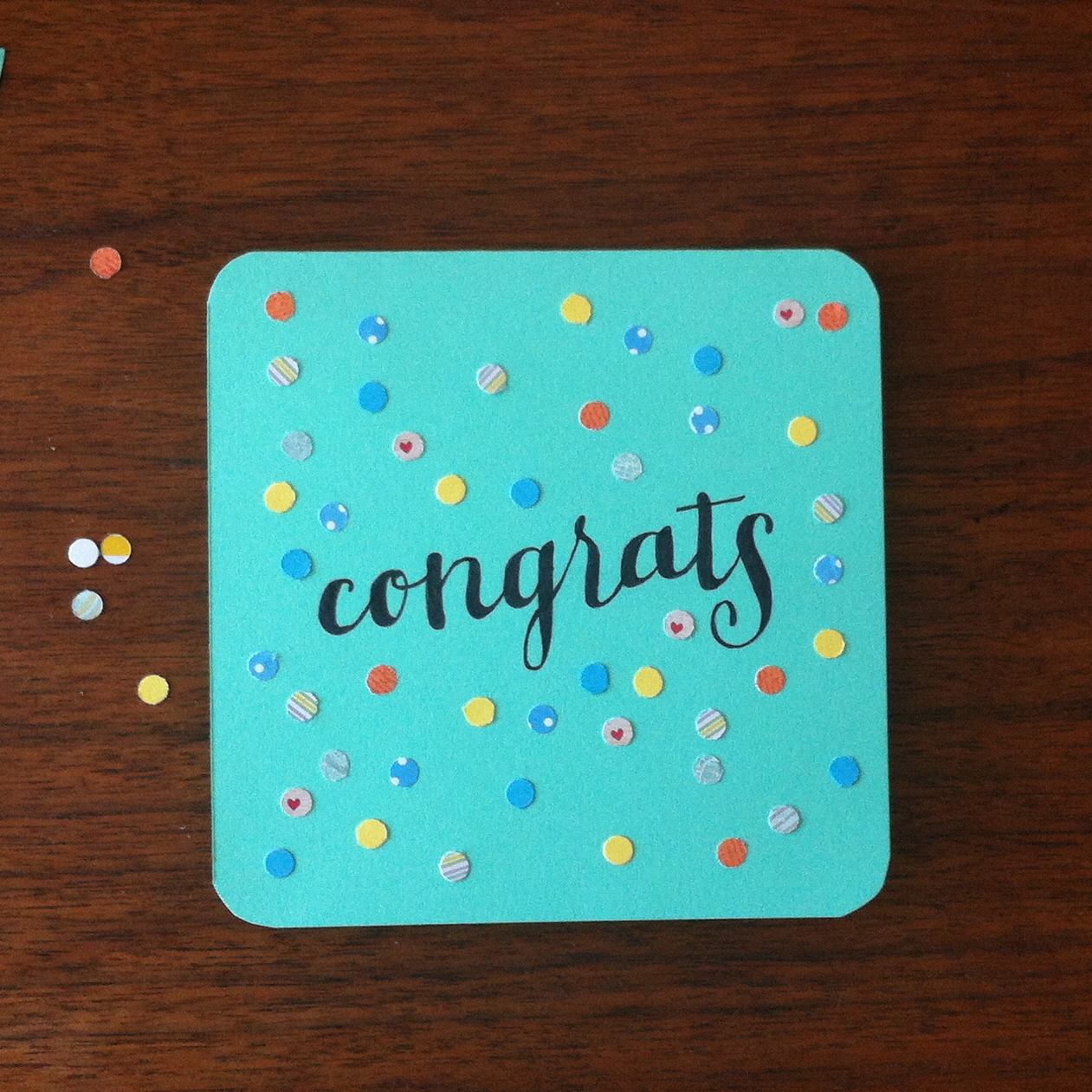 DIY Confetti Card Gettin' Crafty with Natalie