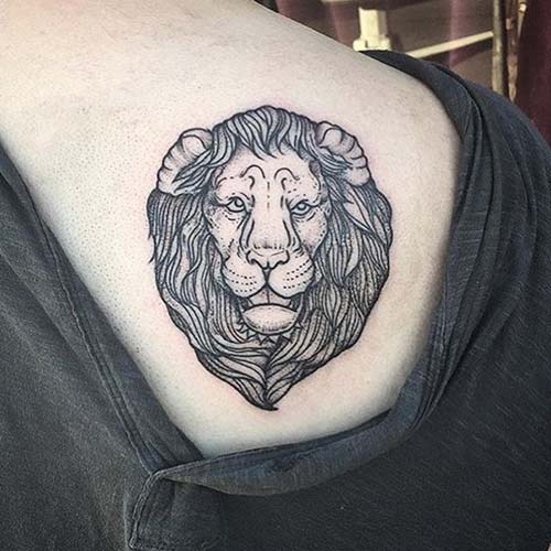 simple lion tattoo basit aslan dövmesi simple lion tattoo basit aslan dövmesi