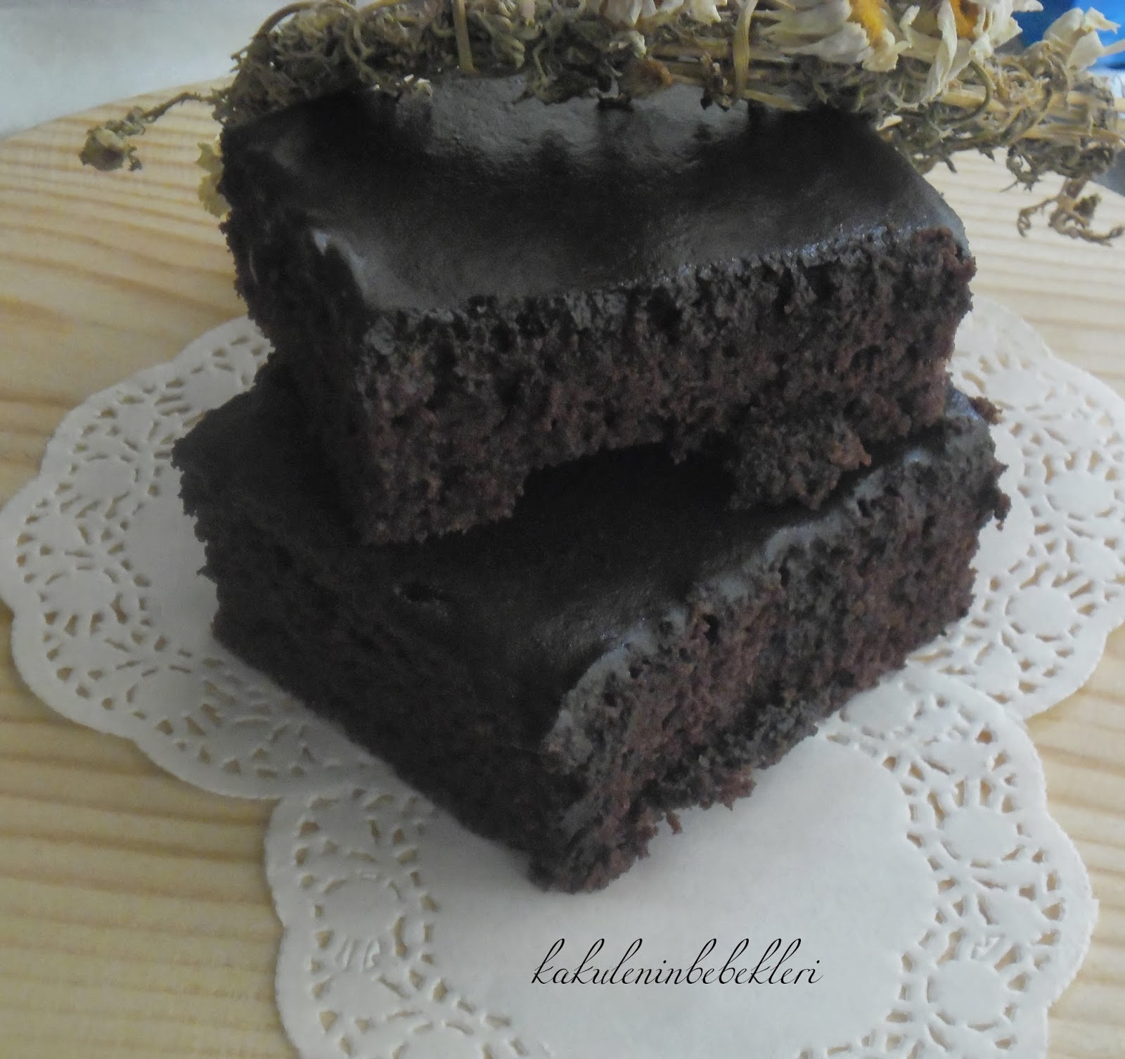 TÜRK KAHVELİ ISLAK KEK (turkish coffee brownie) Hayat Bahçem