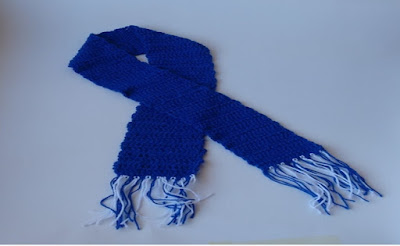 cachecol cachecol infantil azul