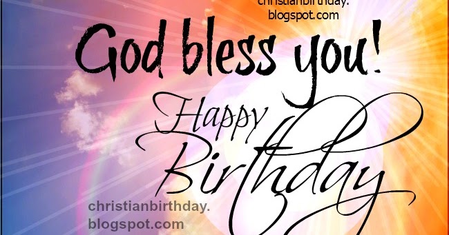 Religious Christian Birthday Images with God bless Quotes  Christian
