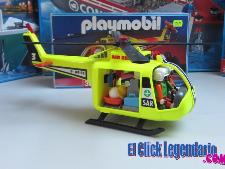 helicoptero de rescate playmobil