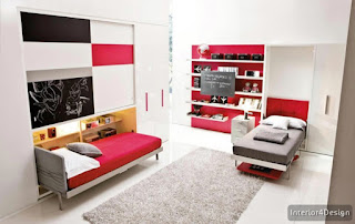 Red And Black Kids Bedroom 6