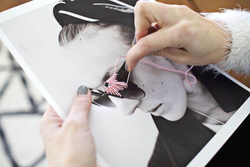 Cuadros originales bordados