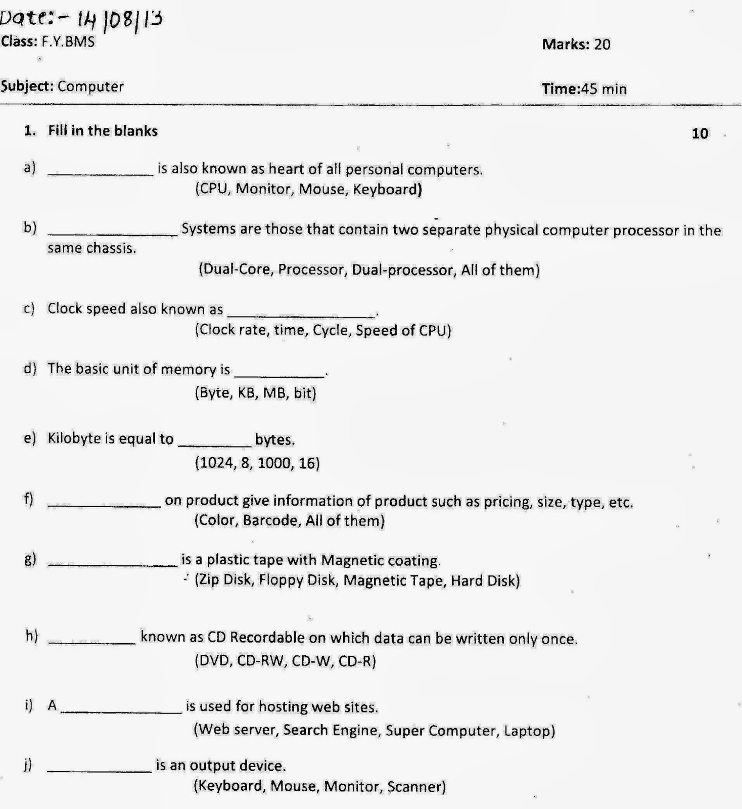 Question Papers Collection FYBMS Internal Exam Aug 2013 tybcom-sem-6-cost-accounting-syllabus-and-important-chapters