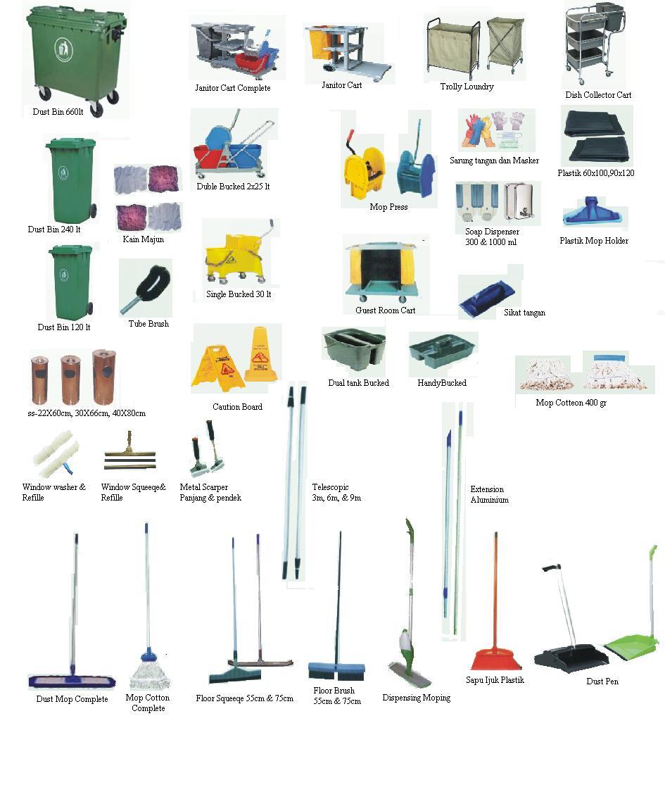 Nama Peralatan Cleaning Service