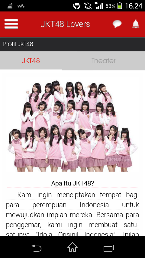 Aplikasi Wajib Buat Para Fans JKT48 di Android