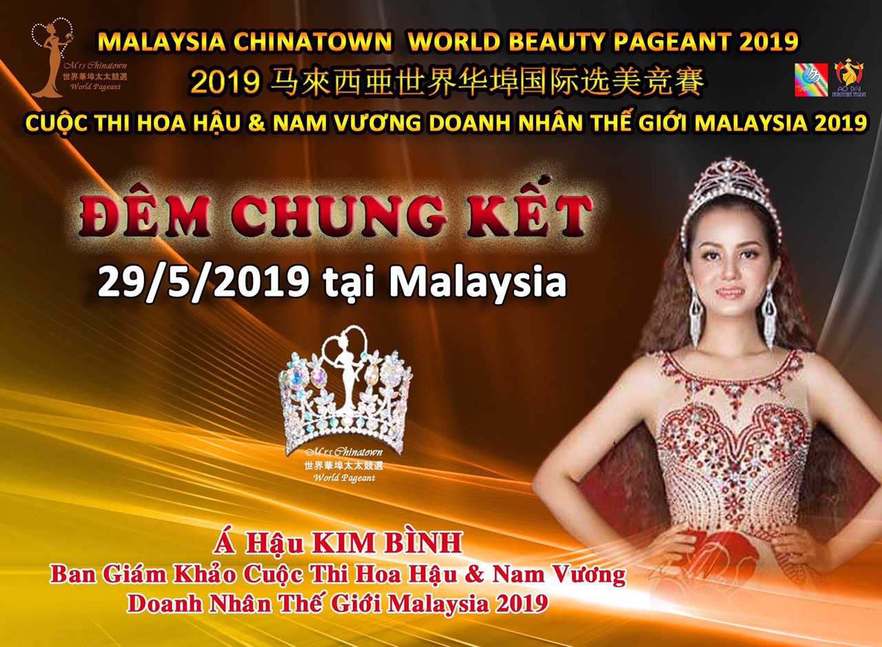 IMG 20190510 092704 Hoa hậu   Nam vương Doanh nhân Thế giới Malaysia 2019 công bố Ban giám khảo quyền lực