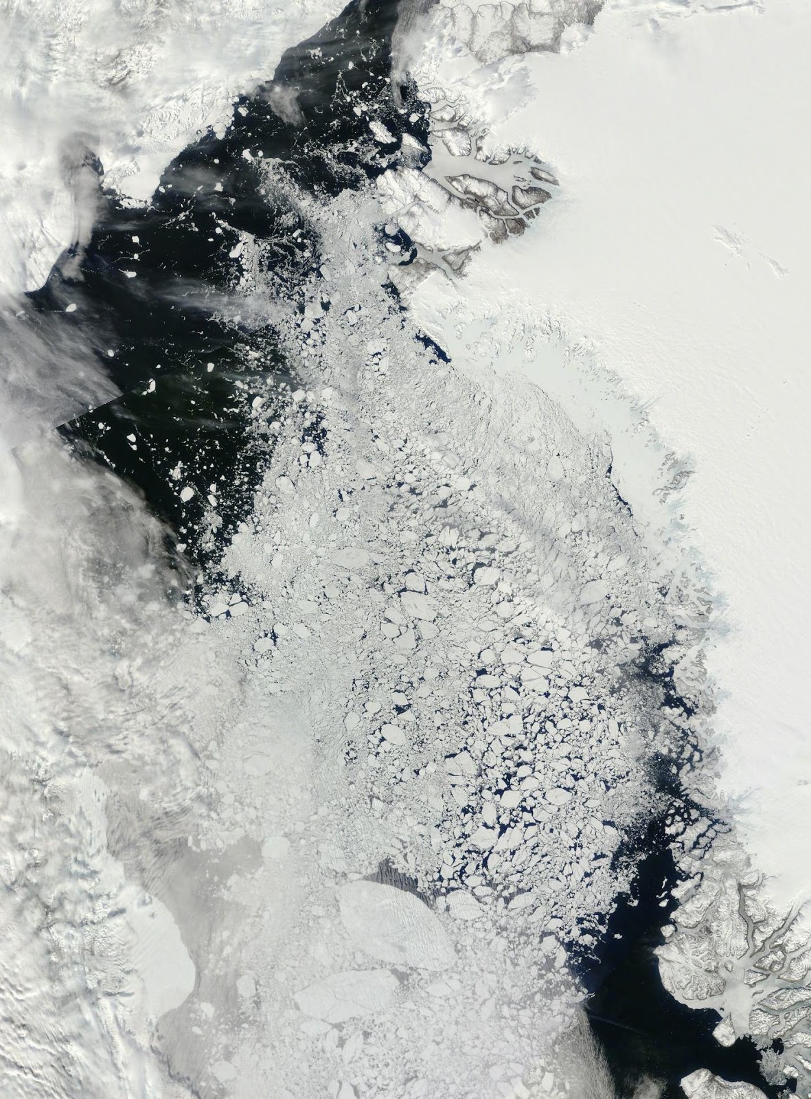 Kra lodowa na Morzu Baffina