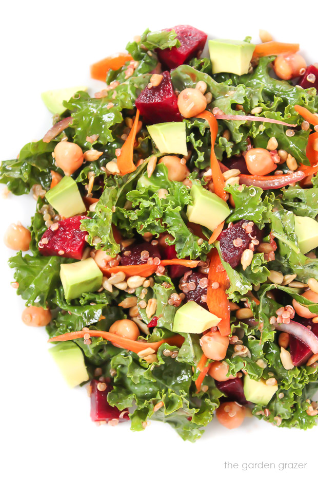 The Garden Grazer Kale Superfood Power Salad