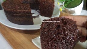 Resep Bolu Karamel Sarang Semut Tanpa MIXER