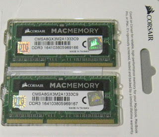 MacMemory Corsair DDR3 4x2 ( Dual Channel )